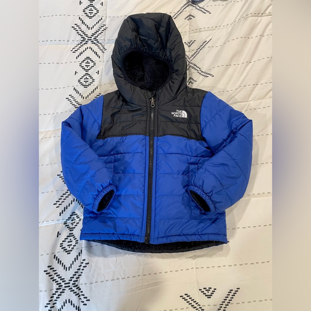 The North Face Toddler reversible puffer jacket